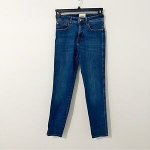 Sezane Slim Parfait High Rise 7/8 Jeans Skinny Stretch Size 27